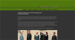 Desktop Screenshot of ensembleamaryllis.de