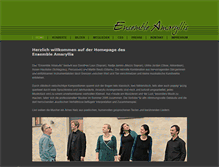 Tablet Screenshot of ensembleamaryllis.de